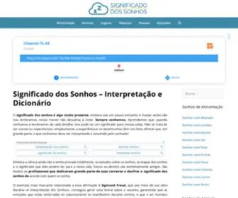 Significadodossonhoss.com(Significado dos Sonhos) Screenshot