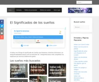 Significadosdesuenos.net(▷ Significado de los Sueños) Screenshot