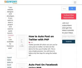 Significanttechno.com(The Ultimate Guide to Web Development) Screenshot