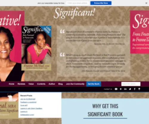 Significantyouc.com(From Frustrated to FranneTastic) Screenshot