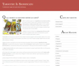 Significatodeitarocchi.com(Significato dei Tarocchi) Screenshot