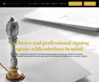 Signingsolutionsgroup.com(Singing Solutions) Screenshot