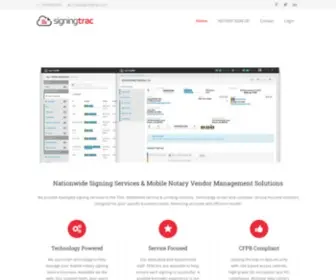 Signingtrac.com(signingTRAC) Screenshot