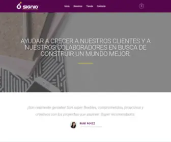 Signio.com.mx(Centro de Diseño y Publicidad) Screenshot