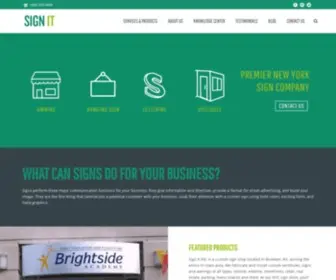 Signitny.com(New York Sign Company) Screenshot