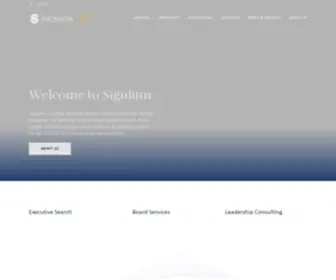 Signium.de(Executive Search) Screenshot