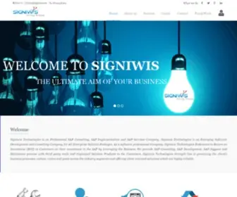 Signiwis.com(SAP Consulting) Screenshot