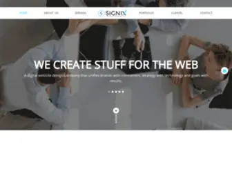 Signixinfotech.com(Signix Infotech) Screenshot