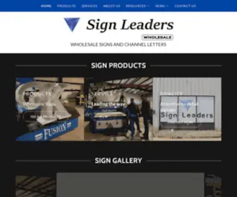 Signleaders.com(Sign Leaders) Screenshot