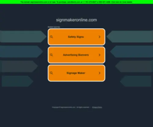 Signmakeronline.com(Signmakeronline) Screenshot