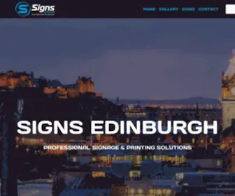 Signmakersedinburgh.co.uk(Signs Edinburgh Sign makers) Screenshot