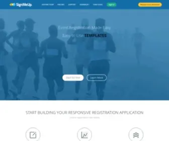 Signmeup.com(Online Event Registration) Screenshot