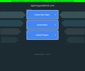 Signmyguestbook.com(Signmyguestbook) Screenshot