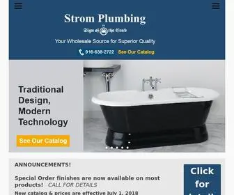 Signofthecrab.com(Strom Plumbing by Sign of the Crab) Screenshot