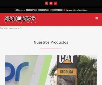 Signograf.com(Publicidad) Screenshot