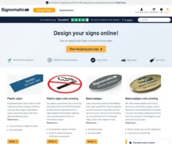 Signomatic.com(Signs US) Screenshot