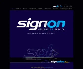 Signon.co.nz(HOME) Screenshot