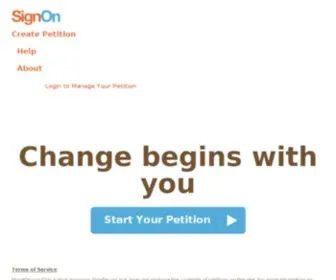 Signon.org(Beta) Screenshot