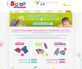 Signoo.com(Étiquettes) Screenshot