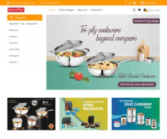 Signoraware.com(Signoraware India's Leading Kitchenware) Screenshot
