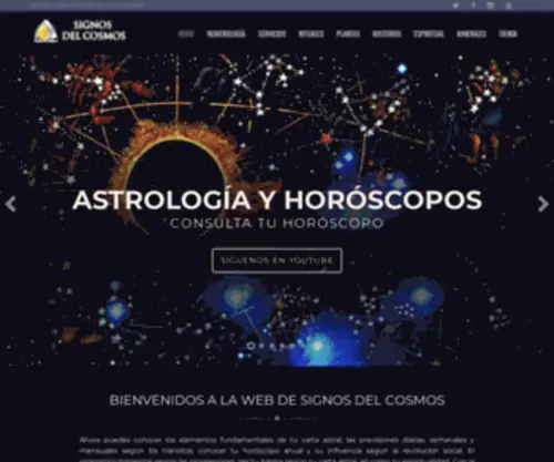 Signosdelcosmos.com(Signos del Cosmos) Screenshot