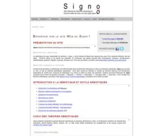 Signosemio.com(Sémiotique) Screenshot
