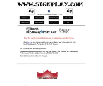 Signplay.com(Signplay) Screenshot