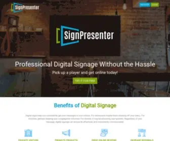 Signpresenter.com(Sign Presenter) Screenshot