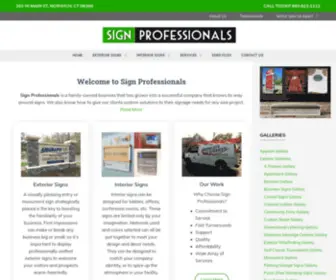 Signprofessionals.com(Sign Professionals) Screenshot