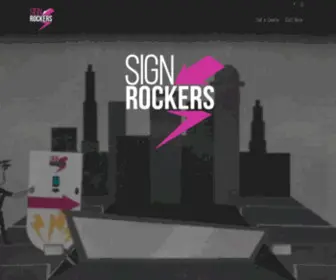 Signrockers.com(America’s Human Directional Company) Screenshot