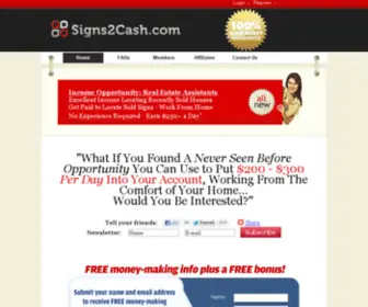 Signs2Cash.com(Signs2Cash) Screenshot