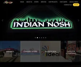 Signs2Gonj.com(Customizable Sign Work) Screenshot