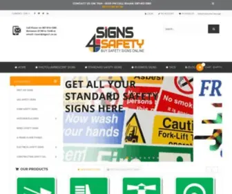 Signs4Safety.co.za(Symbolic Safety Signs Online South Africa) Screenshot