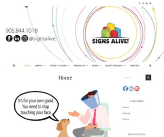 Signsalive.com(Custom Signs for Commercial) Screenshot