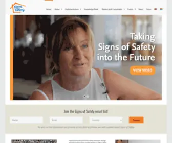 Signsofsafety.net(Signsofsafety) Screenshot