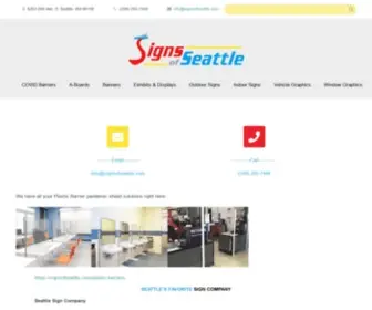 Signsofseattle.com(The Source for all your Sign and Graphics Solutions) Screenshot