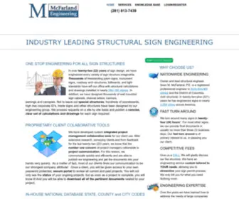 Signstructures.com(Structural Engineering Design) Screenshot