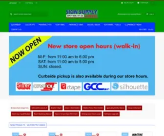 Signsupplycanada.com(Sign Supply Canada) Screenshot