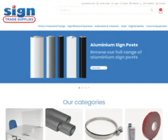 Signtradesupplies.co.uk(UK Sign Making Supplies) Screenshot