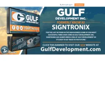 Signtronix.com(Custom Business Signs and LED Sign Company) Screenshot