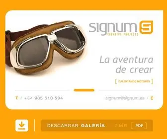 Signum.es(Signum Creative Projects) Screenshot