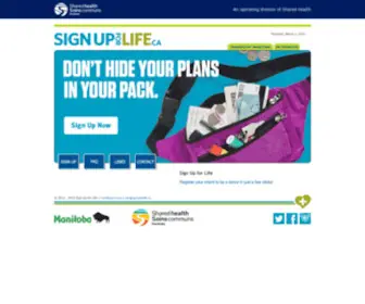 Signupforlife.ca(Signupforlife) Screenshot