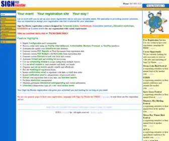 Signupmaster.com(Signupmaster) Screenshot