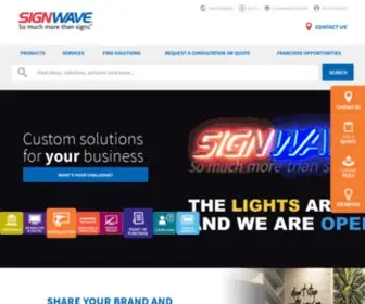 Signwave.com.au(Signs, Graphics, Banners, Vehicle Signs, Building Signs, Franchise) Screenshot