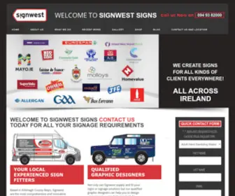 Signwest.ie(Pull Up Banners) Screenshot