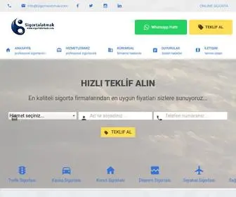 Sigortalatmak.com(Sigortalatmak Sizden Sigorta Bizden) Screenshot