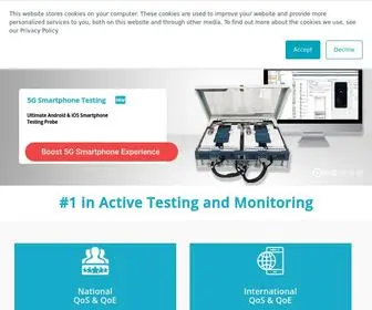 Sigos.com(1 in testing & monitoring of mobile experience and services) Screenshot