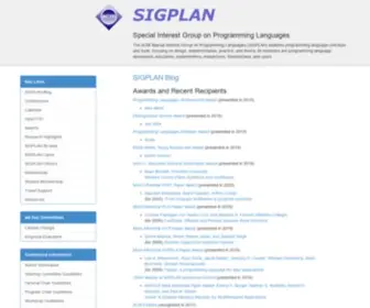 Sigplan.org(SIGPLAN) Screenshot