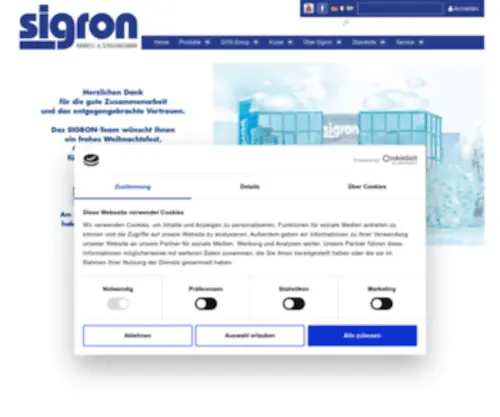 Sigron.at(Sigron Webseite Sigron) Screenshot