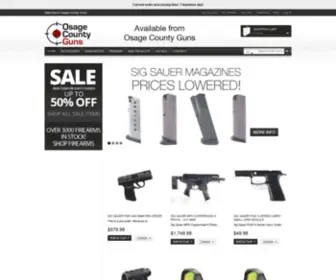 Sigsauerguns.com(Shop for Handguns) Screenshot